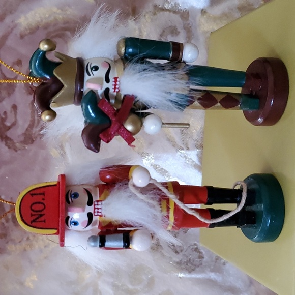 6 Christmas Nutcracker Wooden Ornaments - Picture 4 of 4
